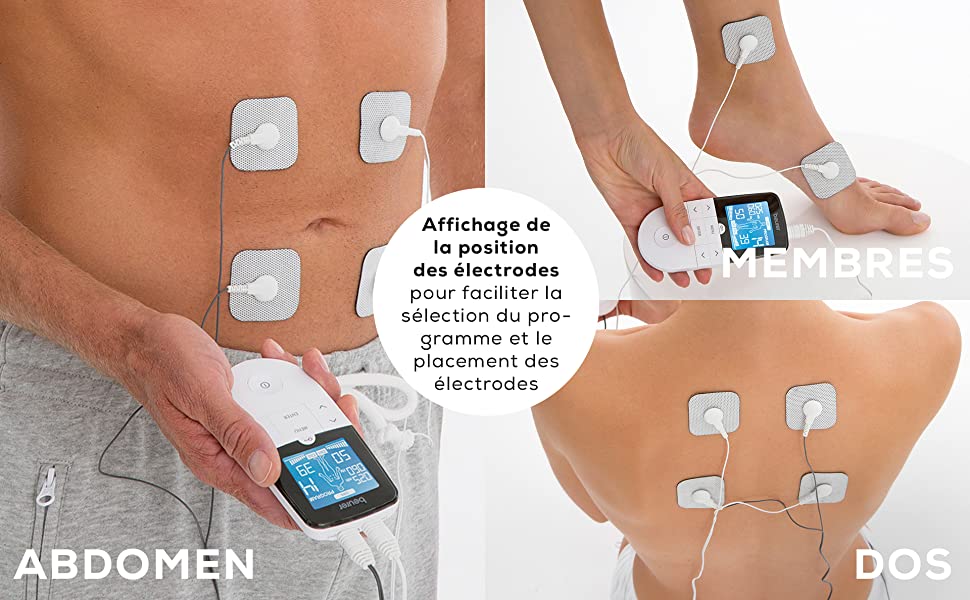 Beurer EM 49 Électrostimulateur musculaire 3 en 1 : TENS/EMS