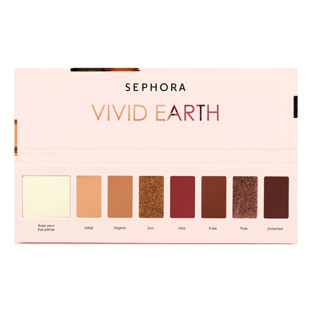 Sephora vivid earth palette de 7 fards à paupieres 19 canyon ground