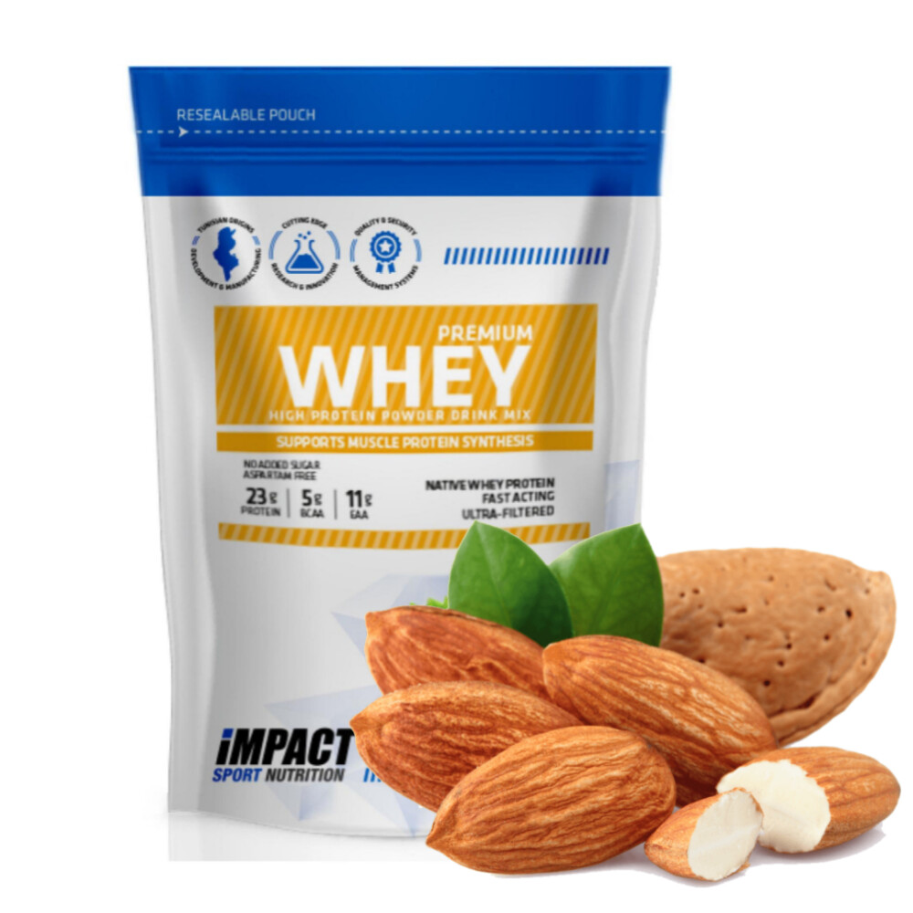 Impact proteine premium whey almond format eco 900g