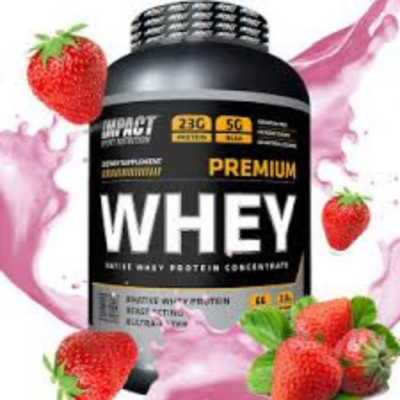 IMPACT Proteine Premium Whey Strawberry Cream Pot de 1.8kg