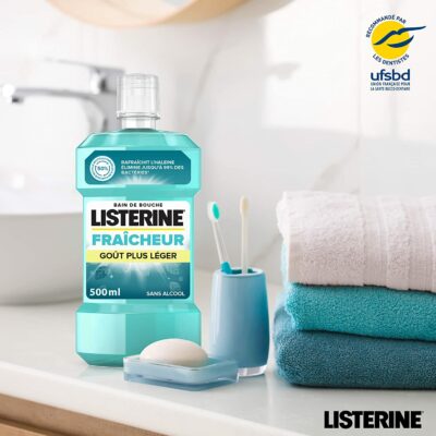 Listerine Fraîcheur Goût Plus Léger