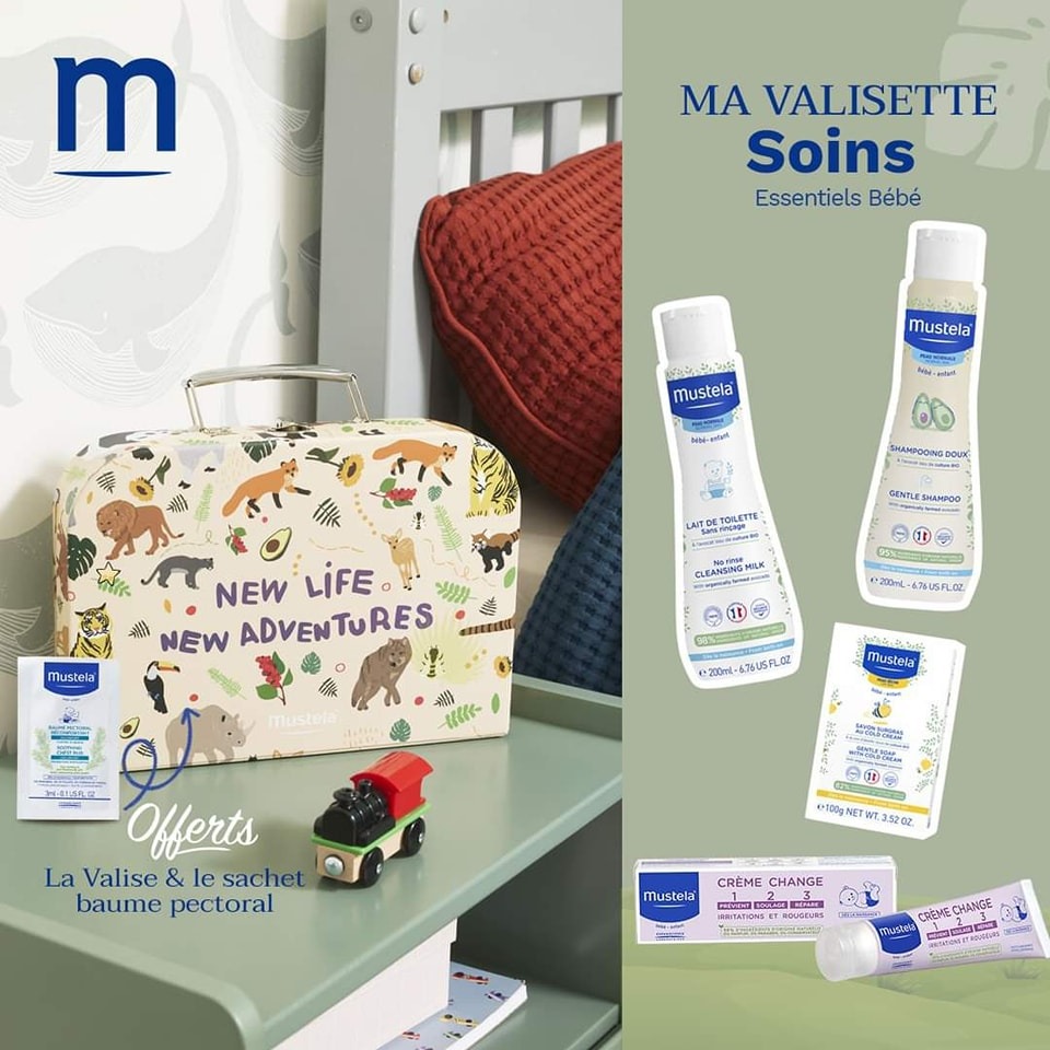 trousseaux et cadeaux bébé, MUSTELA MA TROUSSE NAISSANCE MES  INDISPENSABLES