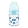 NUK FIRST CHOICE+ Biberon Temperature Control 0-6m en Verre Bleu 150ml