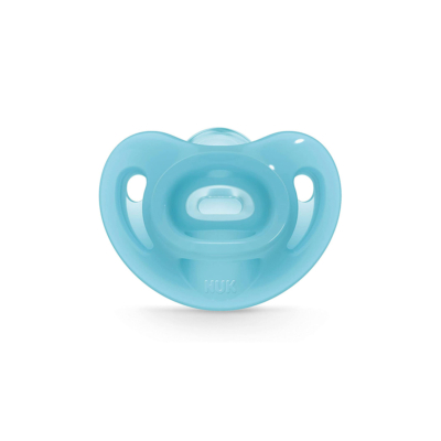 NUK Sucette Sensitive Avec Boite 0-6m bleu