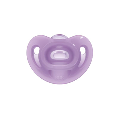 NUK Sucette Sensitive Avec Boite 0-6m violet