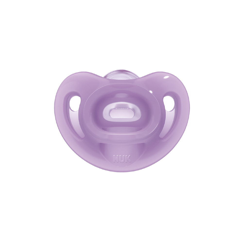 Accueil Garçon Fille Tétine Bébé Sucette Silicone Liquide Violet