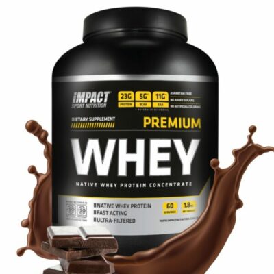 IMPACT Proteine Premium Whey Double Chocolate Pot de 1.8kg