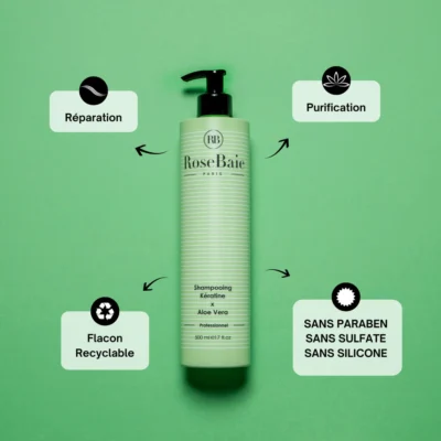 RoseBaie Shampoing Aloe Vera et Kératine 500ml