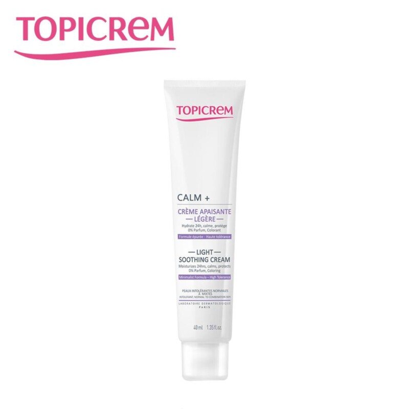 Topicrem Calm+ Crème Apaisante Légère 40ml - MaPara Tunisie
