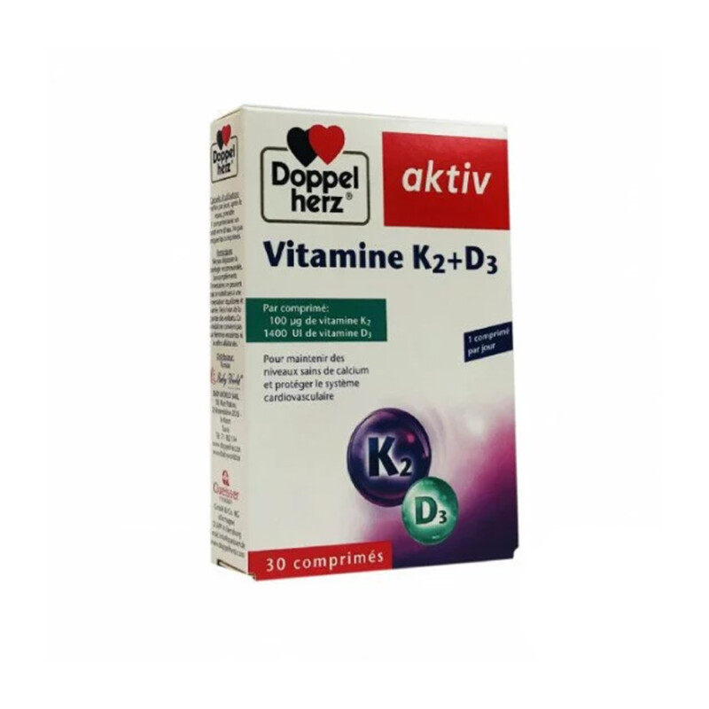 AKTIV Vitamine K2+D3 30 Comprimes