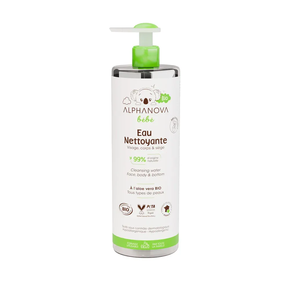 Alphanova bébé eau nettoyante bio 400ml