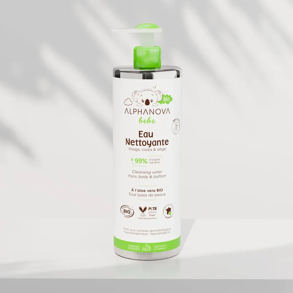 Alphanova bébé eau nettoyante bio 400ml