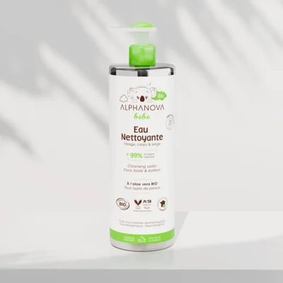 Alphanova Bébé Eau Nettoyante Bio 400ml
