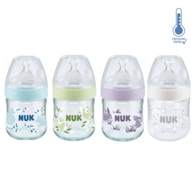 NUK Biberon Nature Sense Temperature Control en Verre 120ml