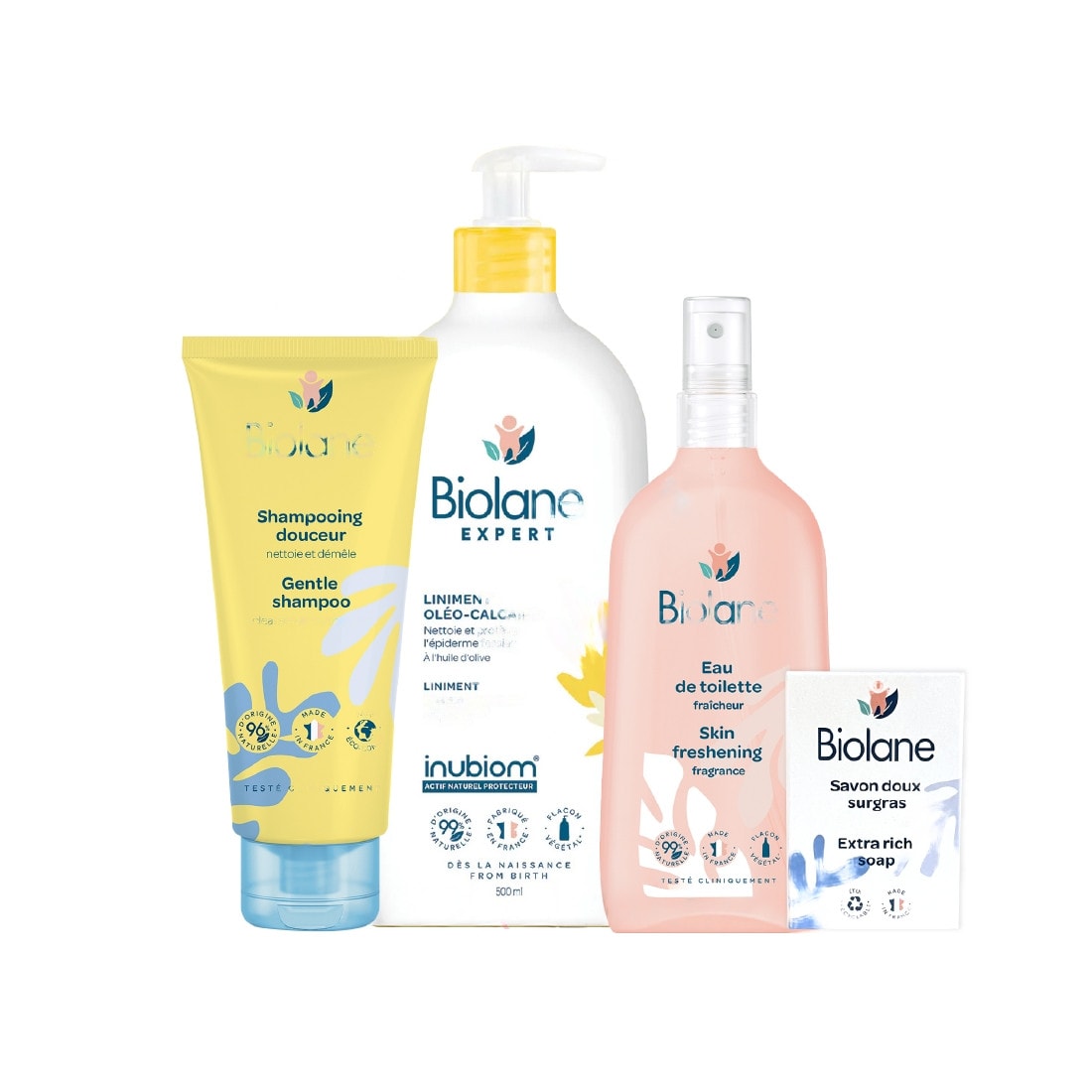 Biolane trousse bébé peau sensible sèche - Soin et hygiène