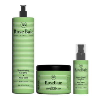 RoseBaie Trio aloe vera shampoing masque et sérum