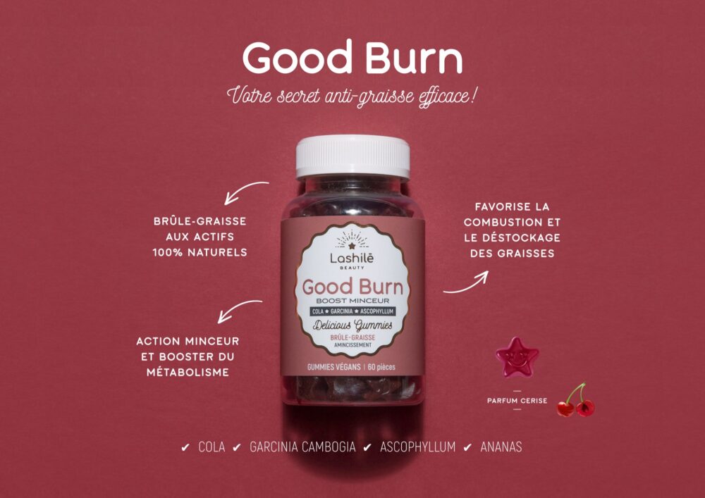 Lashilé beauty good burn boost minceur - brûle-graisse - 1 mois
