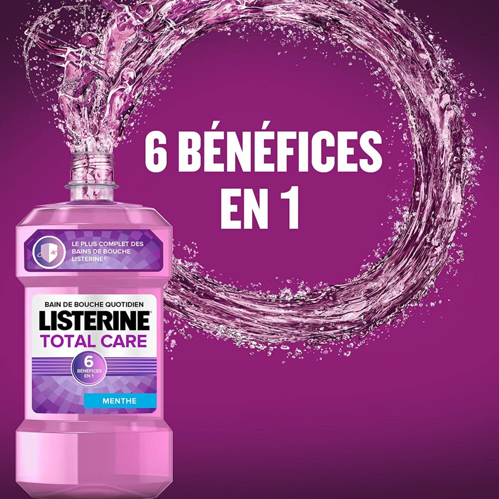 Listerine total care 6 en 1 bain de bouche 250 ml