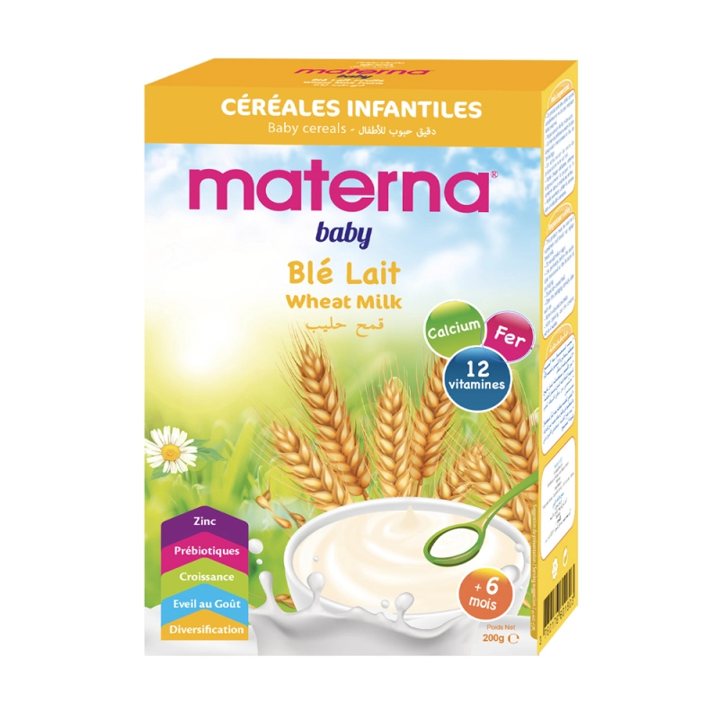 Materna céréales blé lait