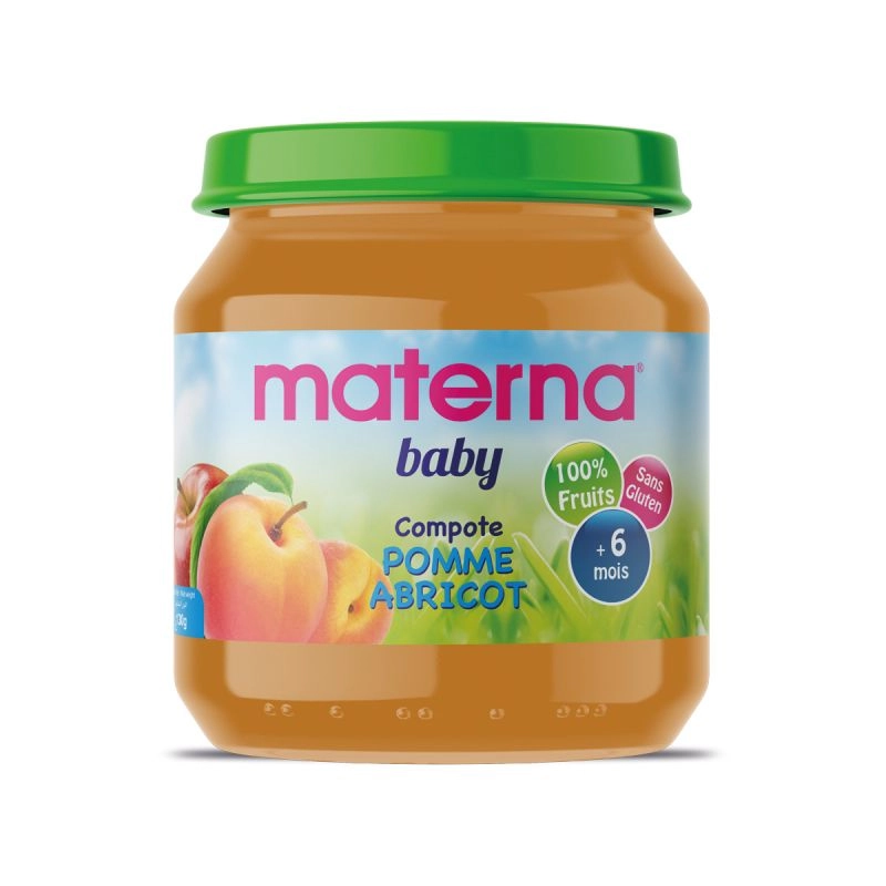 Materna Compote Pomme Abricot