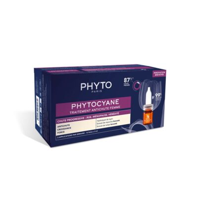 Phyto Phytocyane Traitement Antichute Femme Progressive 12 Ampoules