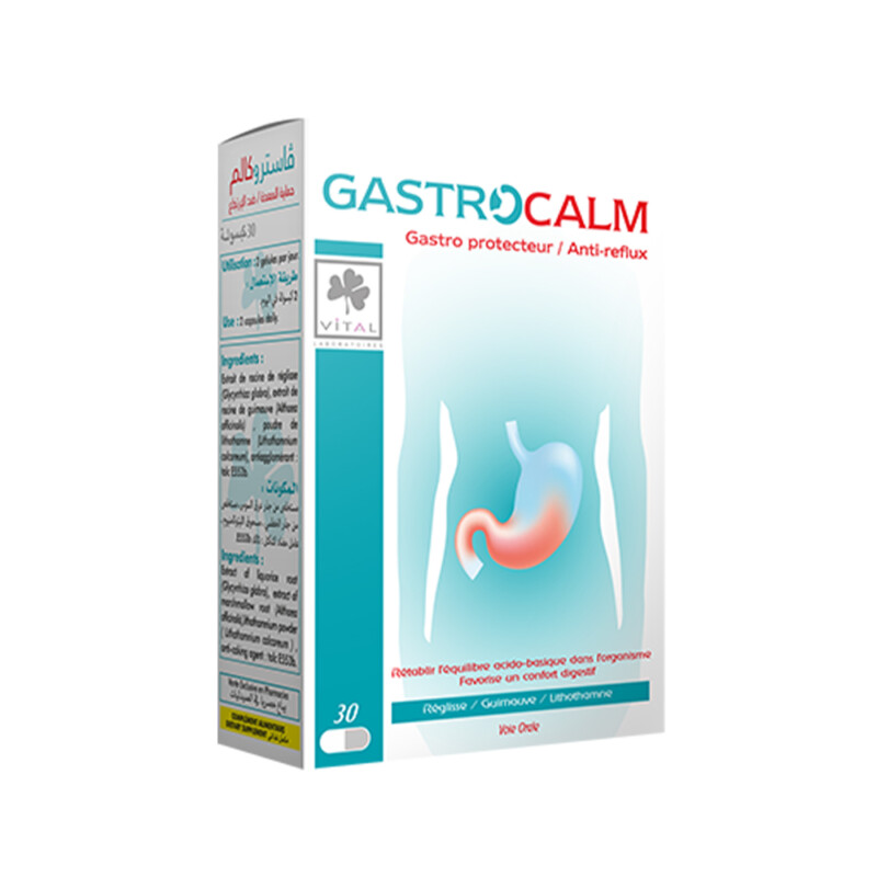 VITAL Gastrocalm 30 Gelules