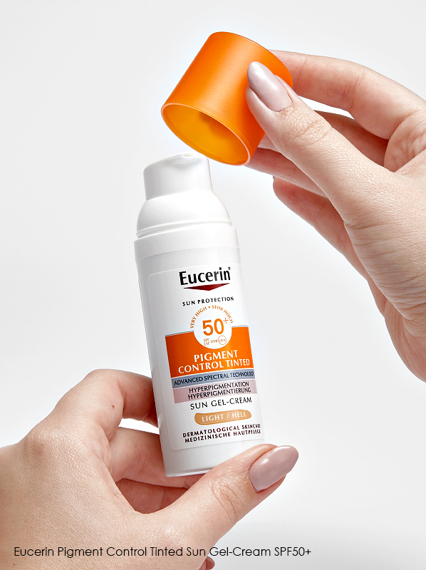 Eucerin pigment control tinted sun gel cream spf50 2 598x800