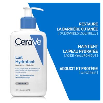 Cerave lait hydratant peaux sèches à très sèches 236ml
