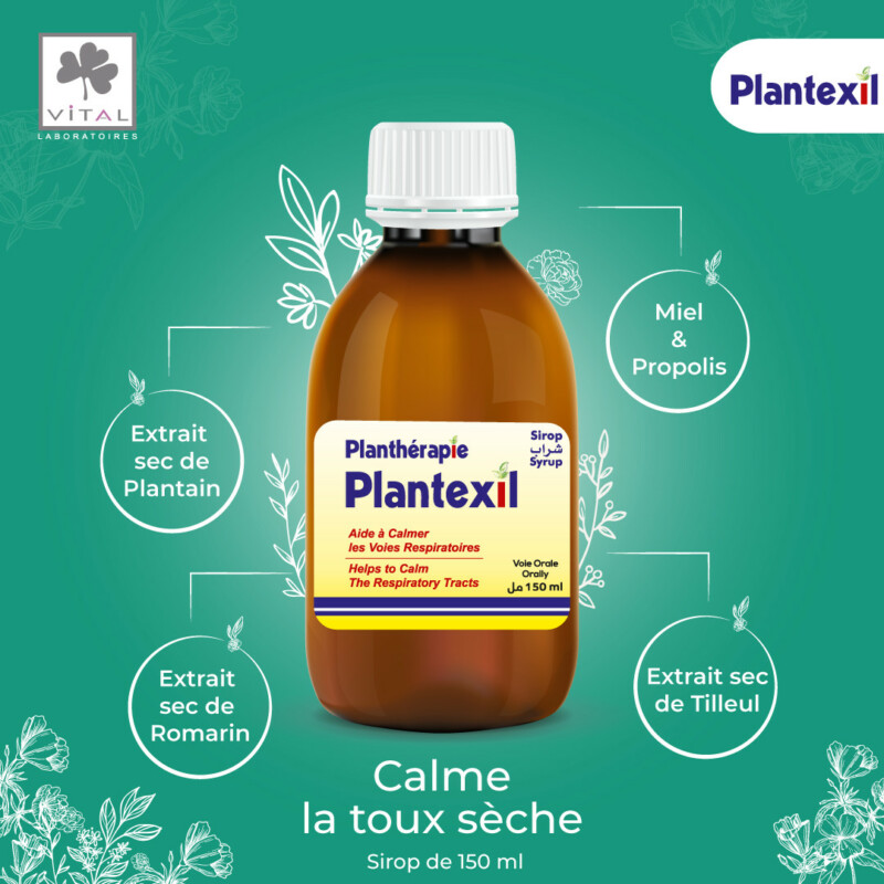 Plantexil sirop pour toux sèche - maparatunisie