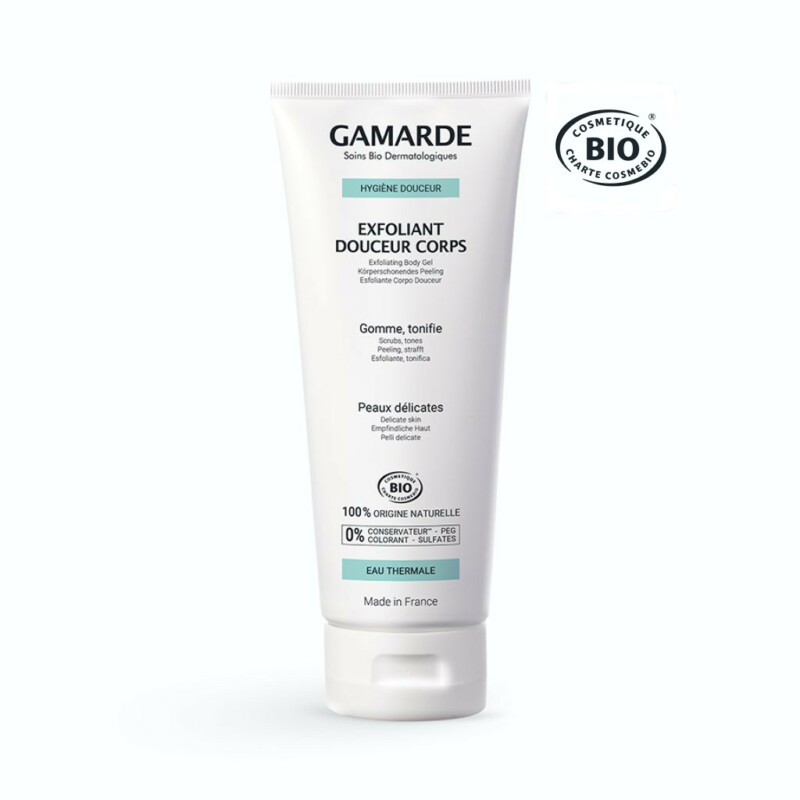 La peau sèche : routine de soins Gamarde exfoliant douceur corps 200 ml