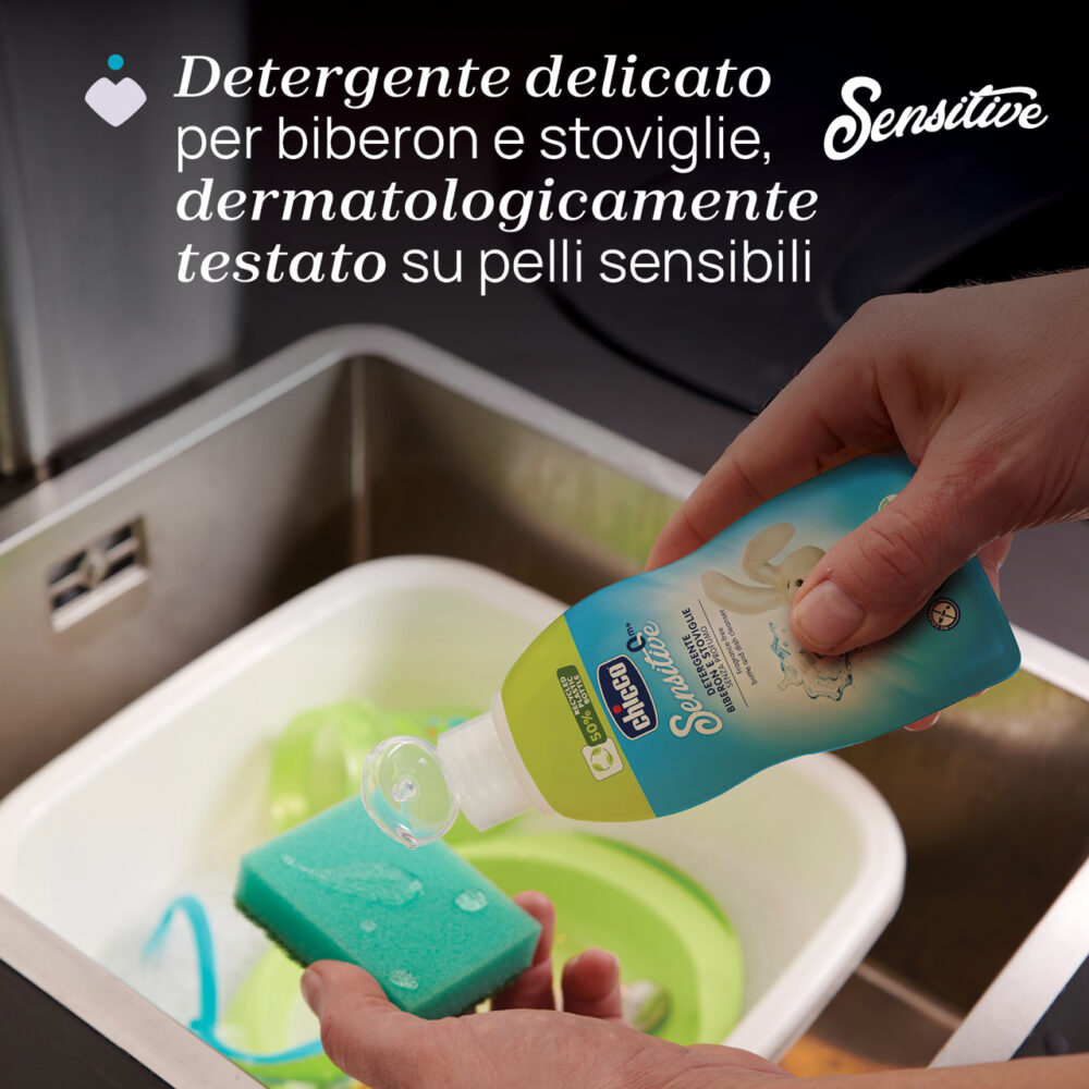 Chicco sensitive lessive biberons et vaisselle 300ml