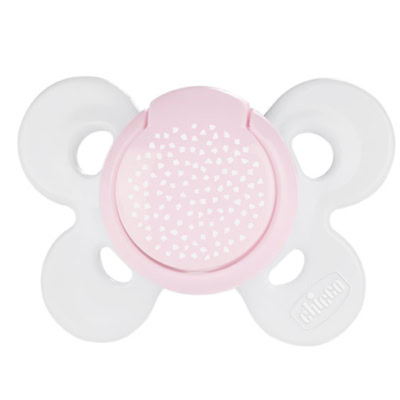 CHICCO Sucette Physio Comfort Silicone Rose 0-6m+