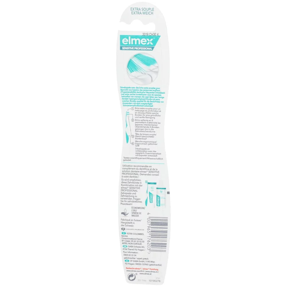Elmex sensitive professional brosse à dents extra souple