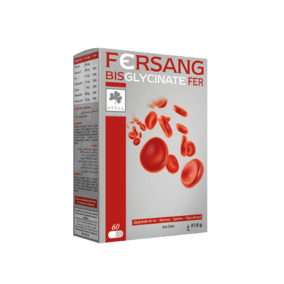 VITAL FERSANG BISGLYCINATE IRON 60 GELULES