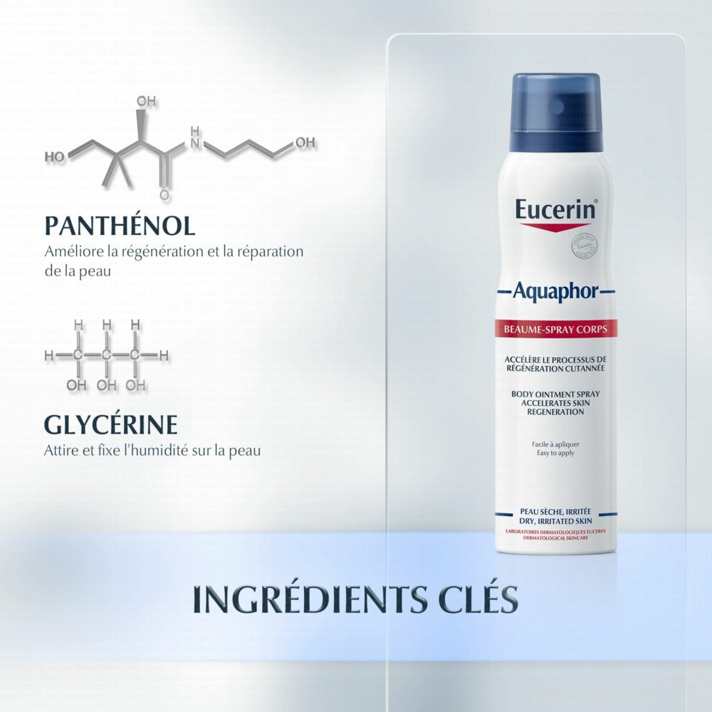 Eucerin aquaphor baume spray corps 250ml