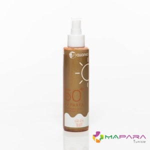 Alania spray protecteur corps pailleté spf 50+