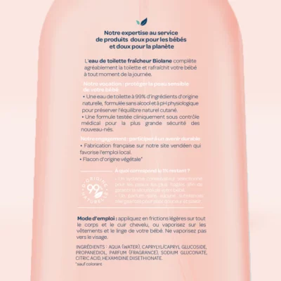 Biolane Eau de toilette fraîcheur 200ml
