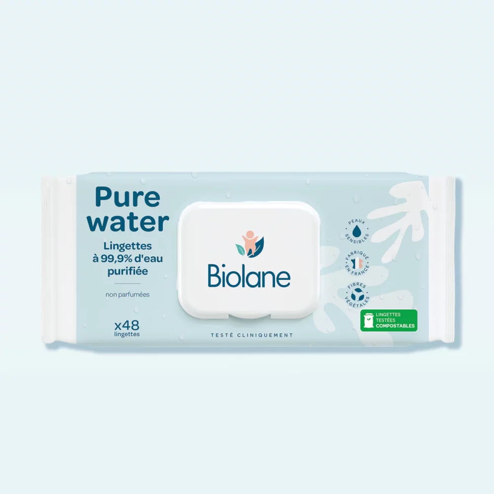Biolane lingettes pure water 48pcs