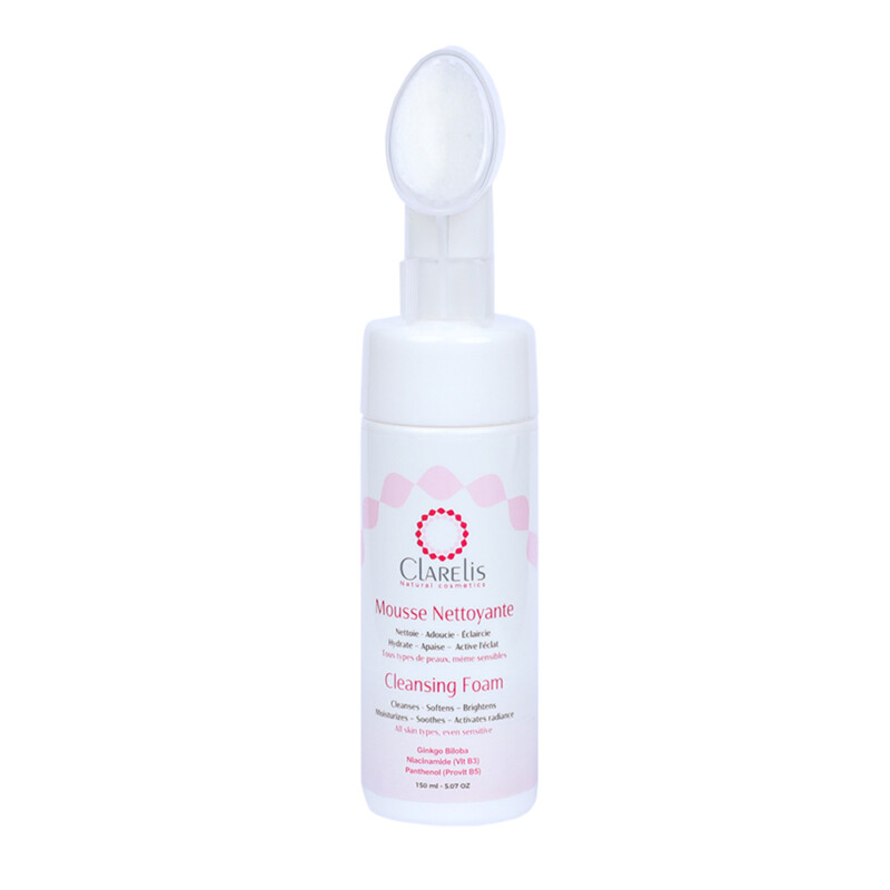 Clarelis mousse nettoyante + brosse