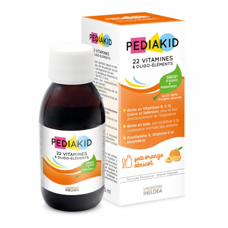 Pediakid 22 vitamines et oligo-éléments 250ml