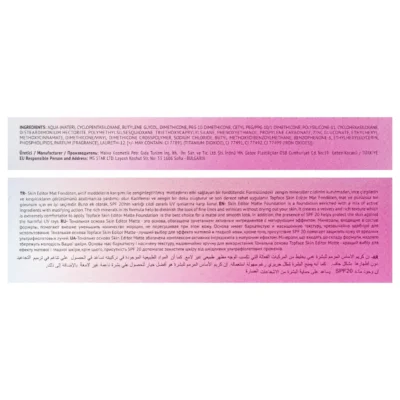 Topface skin editor matte longlasting foundation 002