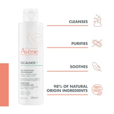 Avène cicalfate+ gel nettoyant assainissant