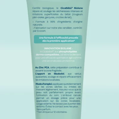 Biolane Cicabébé Certifié Biologique