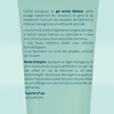 Biolane Gel à l'Arnica Certifié Biologique