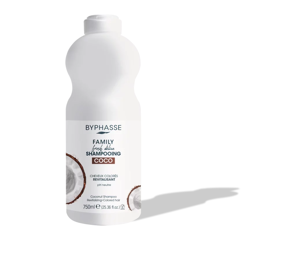 Byphasse shampooing cheveux colorés family fresh délice 750ml