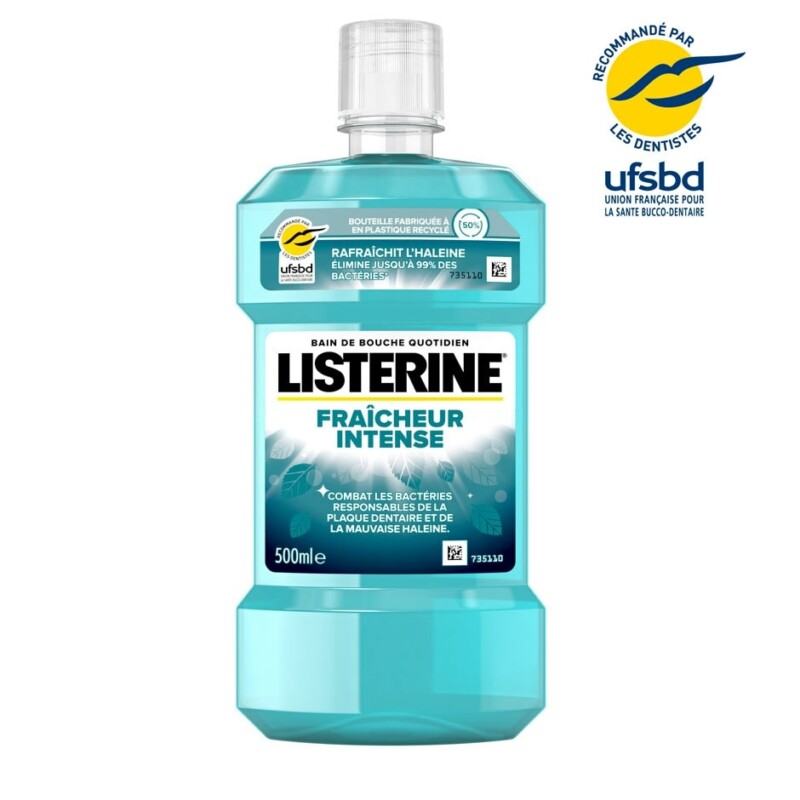Listerine bain de bouche fraîcheur intense 500 ml
