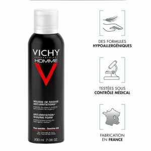 Vichy Homme Mousse à Raser Anti-Irritations