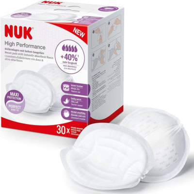 Nuk high performance coussinets d'allaitement 30 pieces