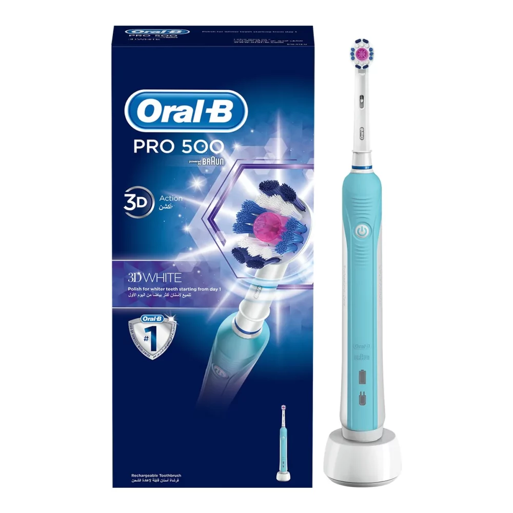 Oral-b brosse à dent electrique pro 500 3d white