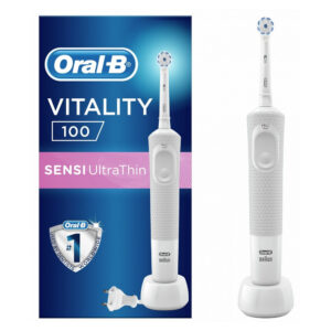 ORAL-B Brosse A Dents Electrique Vitality 100 Sensi UltraThin D100 Blanc